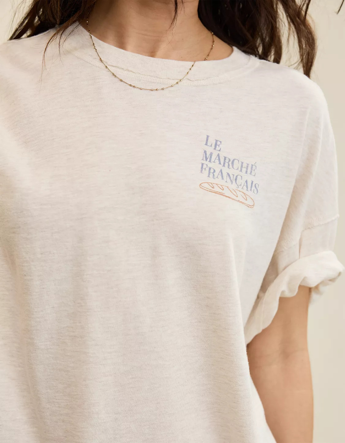 Aerie Crew Oversized Boyfriend T-Shirt | Aerie