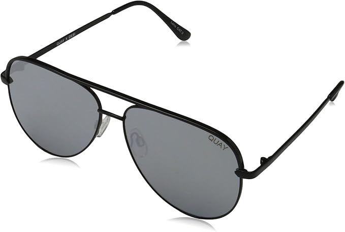 Quay Australia Women's High Key Quay X DESI Black/Silver, Black, Size 55-19-143 | Amazon (US)