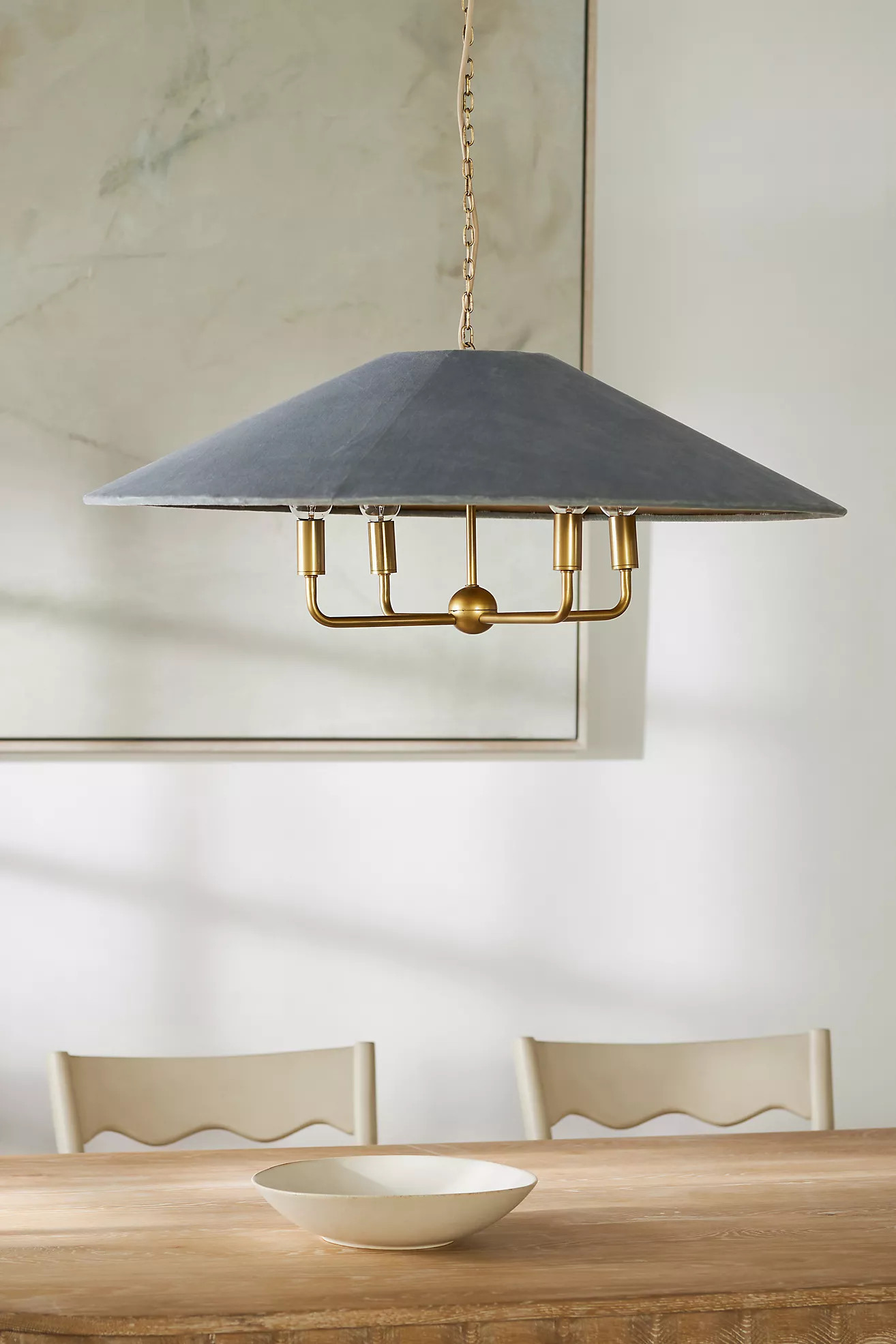 Lulu Velvet Chandelier | Anthropologie (US)