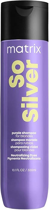 Matrix So Silver Purple Shampoo - Neutralizes Yellow Tones, Color Depositing, Brightening & Tonin... | Amazon (US)