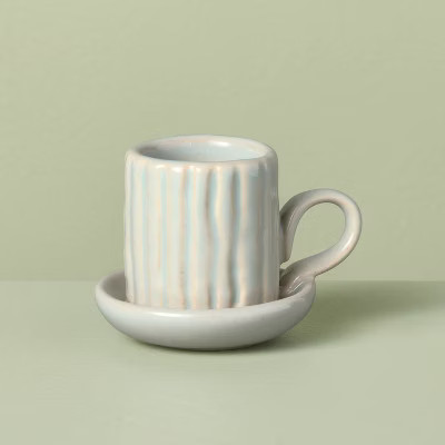 Textured Ceramic Match Holder Blue - Hearth & Hand™ with Magnolia | Target