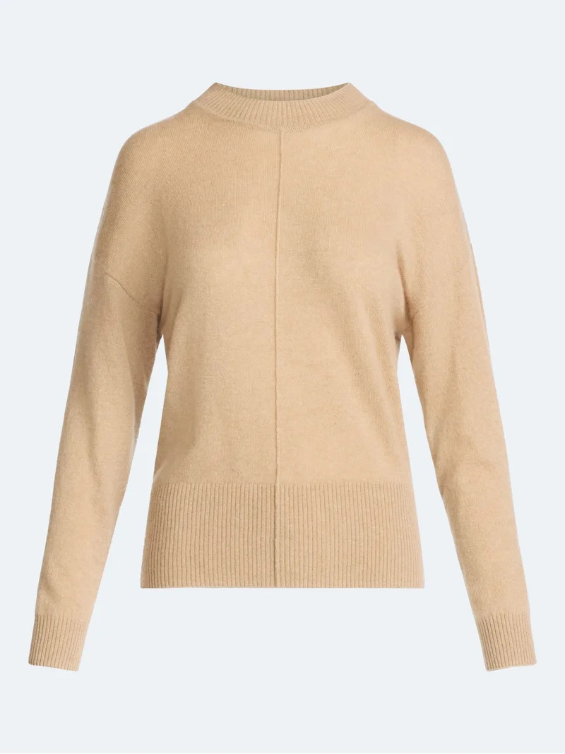 Scoop Women\u2019s Cashmere Wedge Sweater, Lightweight, Sizes XS-XXL | Walmart (US)