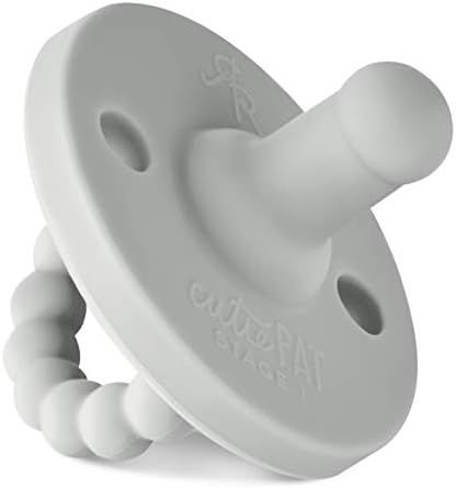 Ryan and Rose Cutie PAT Pacifier Grey Stage 1 | Amazon (US)