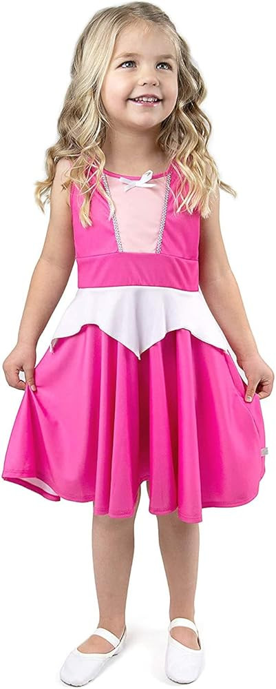 Little Adventures Sleeping Beauty Pink Princess Twirl Dress | Amazon (US)
