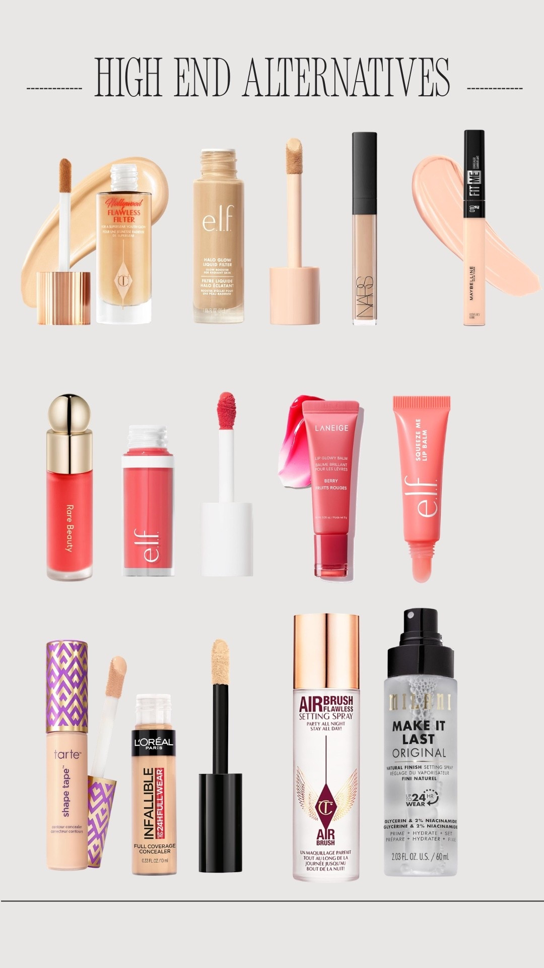 High End Alternatives

#LTKgrwm #LTKBeauty #LTKmorningroutine