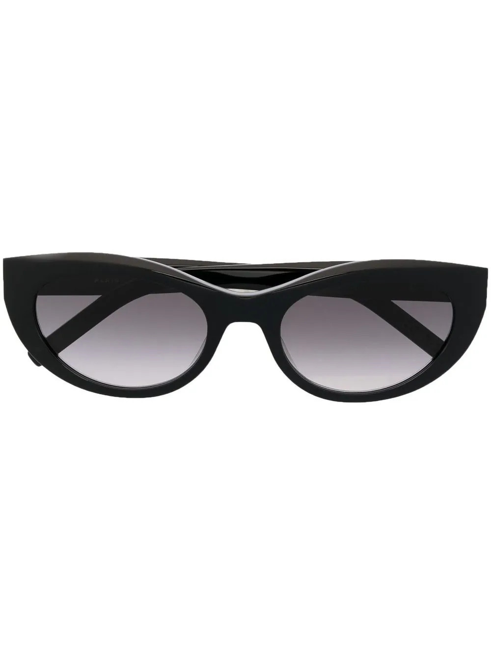 Saint Laurent Eyewear SL M115 rounded cat-eye sunglasses - Black | Farfetch Global