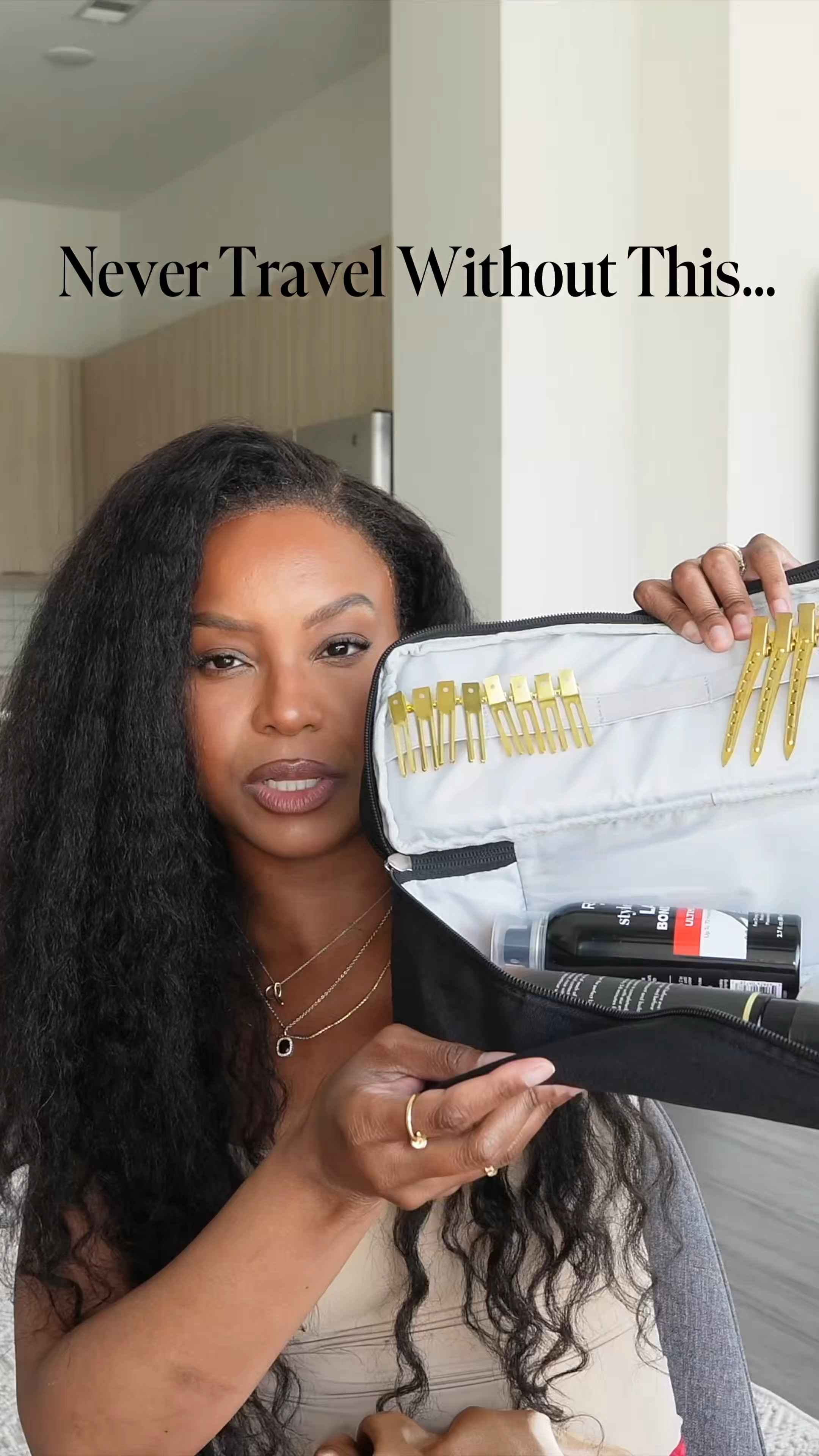 What are your essentials when you travel? #hair #hairtools #travel #hairstyles #naturalhair #wigs #wig #grwm #travelesentials

#LTKBeauty #LTKU #LTKStyleTip