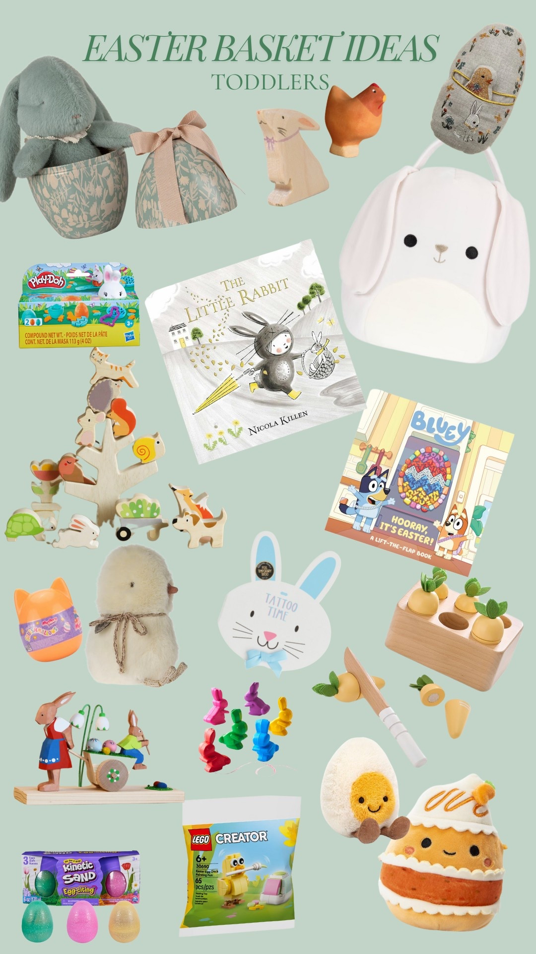 Toddler Easter basket ideas 

#LTKSeasonal #LTKKids #LTKFindsUnder100
