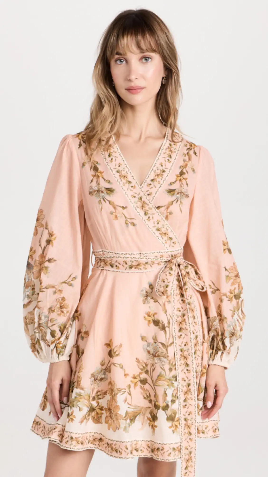 Zimmermann Chintz Wrap Mini Dress | Shopbop | Shopbop