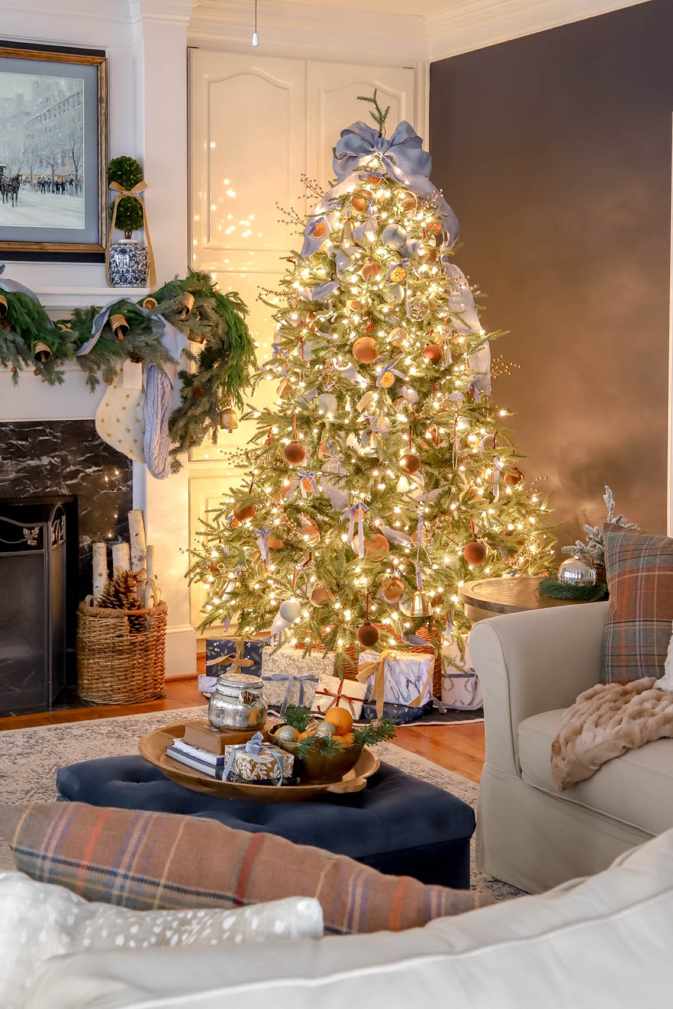 My blue, brown and orange Christmas decor in my living room turned out so much better than I even imagined! We’re ready to celebrate, now! 

#LTKHome #LTKHoliday #LTKFindsUnder100