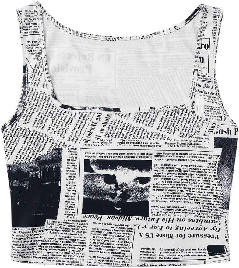 SweatyRocks Women's Casual Sleeveless Round Neck Workout Crop Tank Top Shirts | Amazon (US)