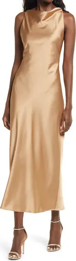 Significant Other Diedra Sleeveless Satin Dress | Nordstrom | Nordstrom