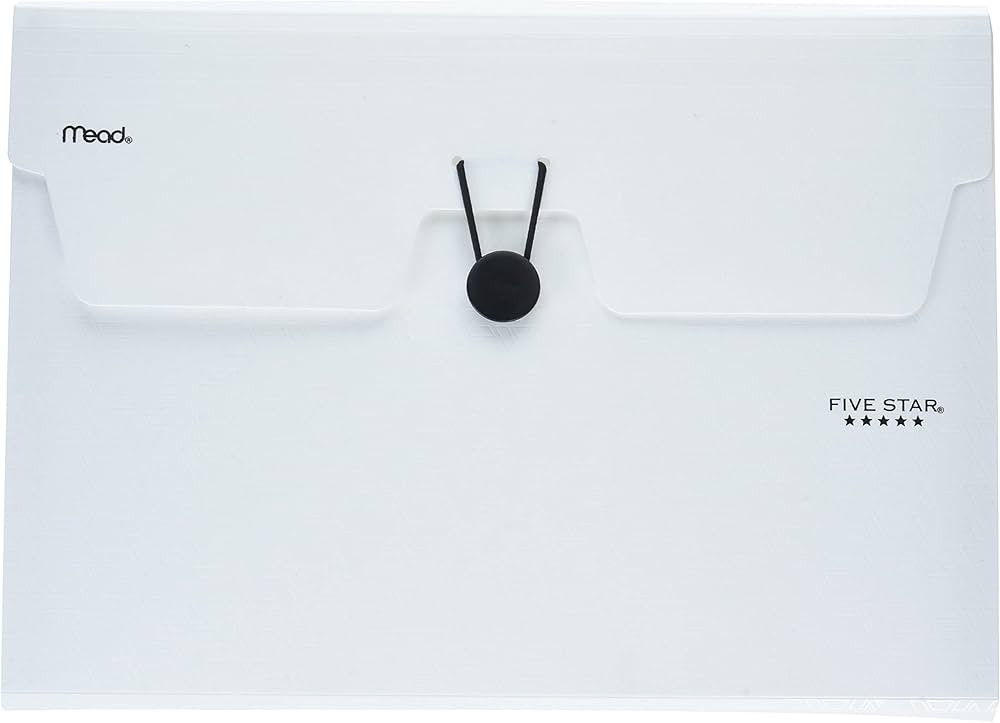 Five Star 6-Pocket Expanding File Organizer, Plastic Expandable File Folders with Pockets and Tab... | Amazon (US)