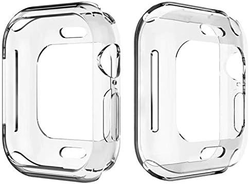 UNIYA Case Compatible with Apple Watch 38mm 42mm, Ultra-Thin Soft TPU Cover Case for iWatch Serie... | Amazon (US)