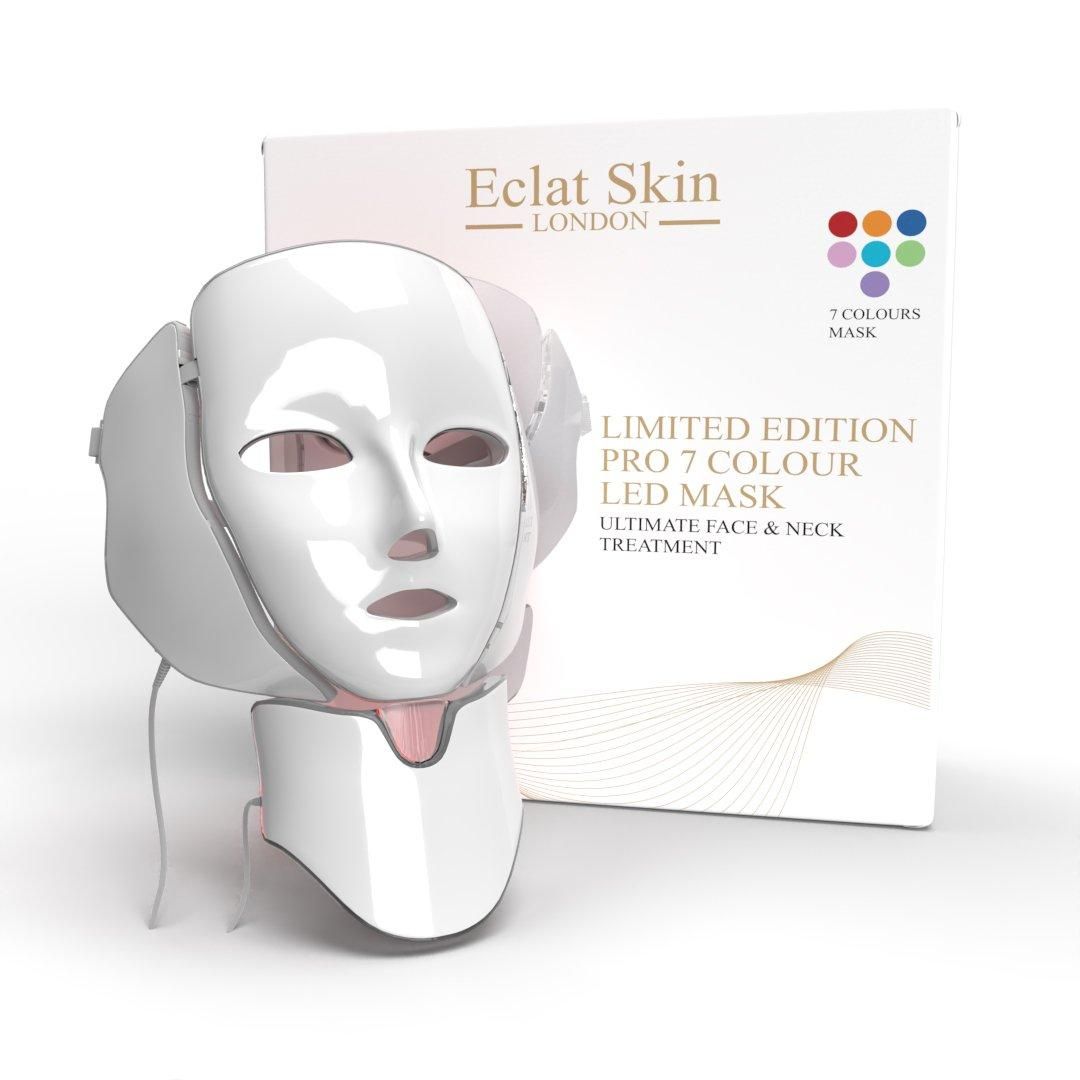 Beauty Tools | Limited Edition Pro 7 Colour Face + Neck LED Mask | Eclat Skin London | Debenhams UK
