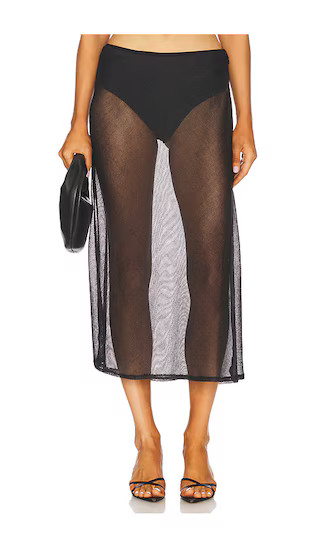 Lily Skirt in Black | Revolve Clothing (Global)