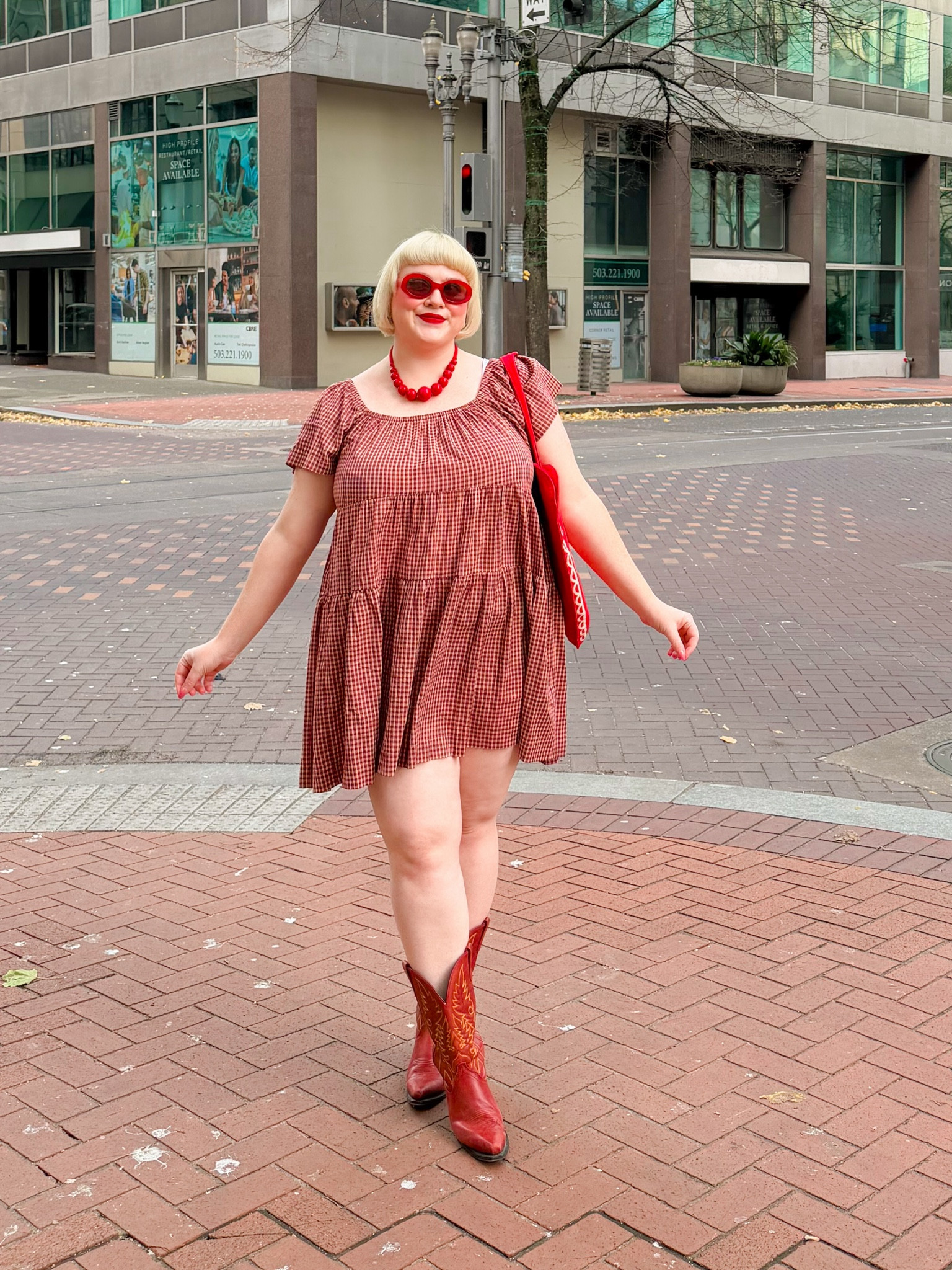 Fall gingham dress on clearance! Size inclusive! Wearing size XL. Red gingham dress, brown gingham dress, fall gingham dress 



#LTKMidsize #LTKPlusSize #LTKSaleAlert