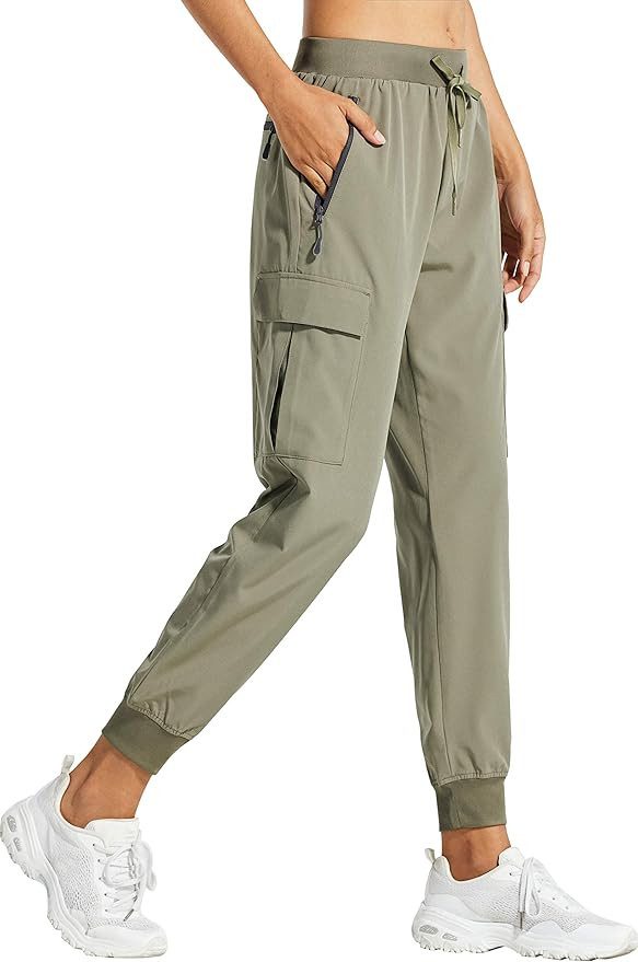 Libin Women's Cargo Joggers Lightweight Quick Dry Hiking Pants Athletic Workout Lounge Casual Out... | Amazon (US)