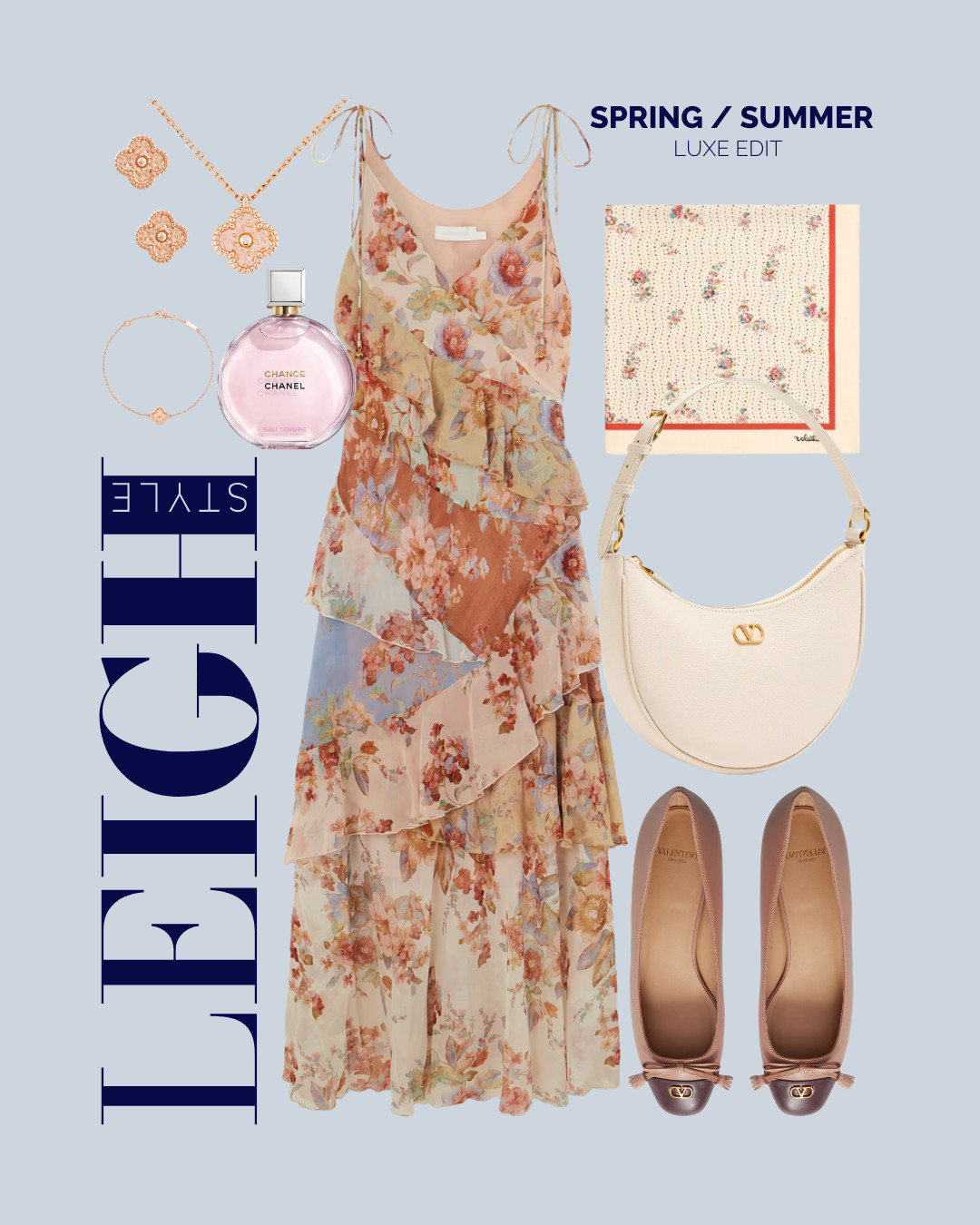 Grace in every detail—soft florals, light layers, and timeless elegance for the season.

#SpringStyle #SummerLook #FloralDress #EffortlessChic #FeminineStyle #LuxeEdit #SoftAesthetic #ElegantOutfit #ChicWardrobe #TimelessFashion 

 #LTKootd #LTKBeauty