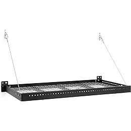 NewAge Products Pro Series Black 2'. x 4'. Wall Mounted Steel Shelf, Garage Overheads, 40404 | Amazon (US)