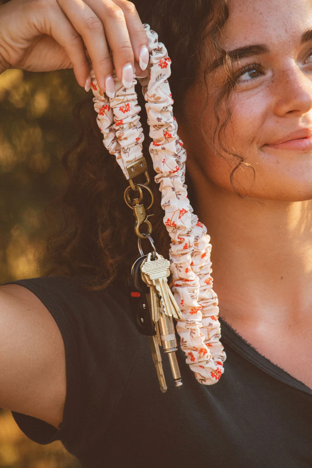 Fall Floral Lanyard | Shop Andi