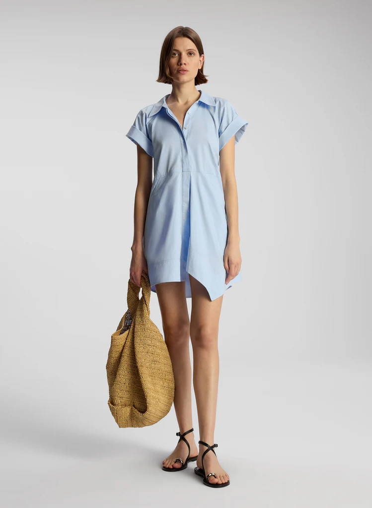 Julie Cotton Mini Shirtdress | A.L.C