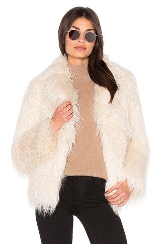 Molly Faux Fur Coat | Revolve Clothing