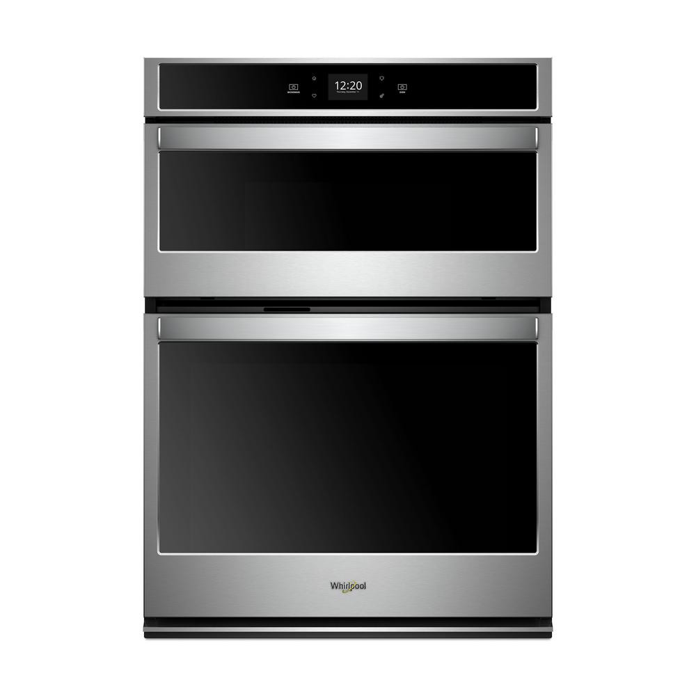 30 in. Electric Smart Wall Oven with Built-In Microwave and Touchscreen in Stainless Steel | The Home Depot