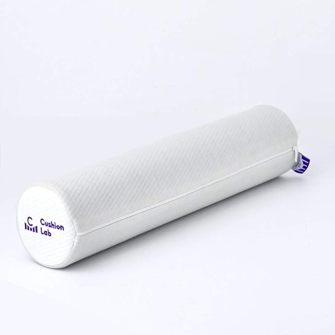 C CUSHION LAB Roll Pillow for Neck Relief - Extra Dense Memory Foam Round Cylinder Bolster for Ce... | Amazon (US)