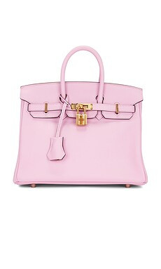 FWRD Renew Hermes Swift Birkin 25 Handbag in Mauve from Revolve.com | Revolve Clothing (Global)