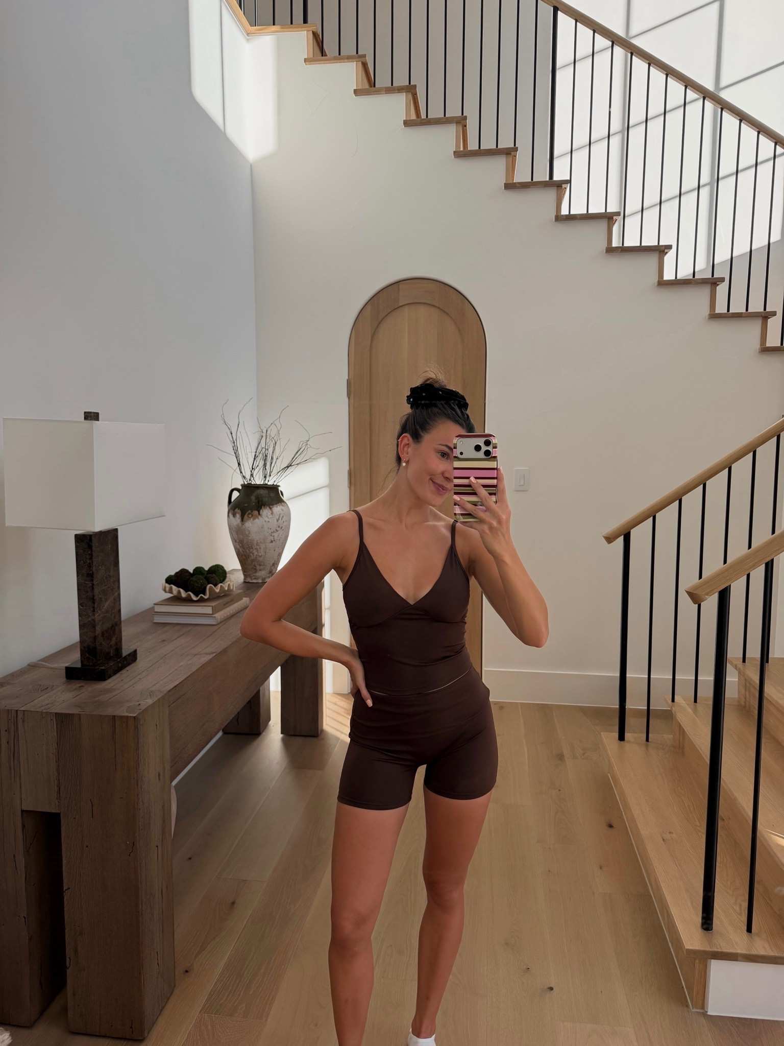 OOTD —> Pilates!! 🩰

Workout outfit inspo, matching set, Pilates outfit ideas, Amazon finds, athleisure, coffe run, aritzia, free people, phone case, summer accessories, walking