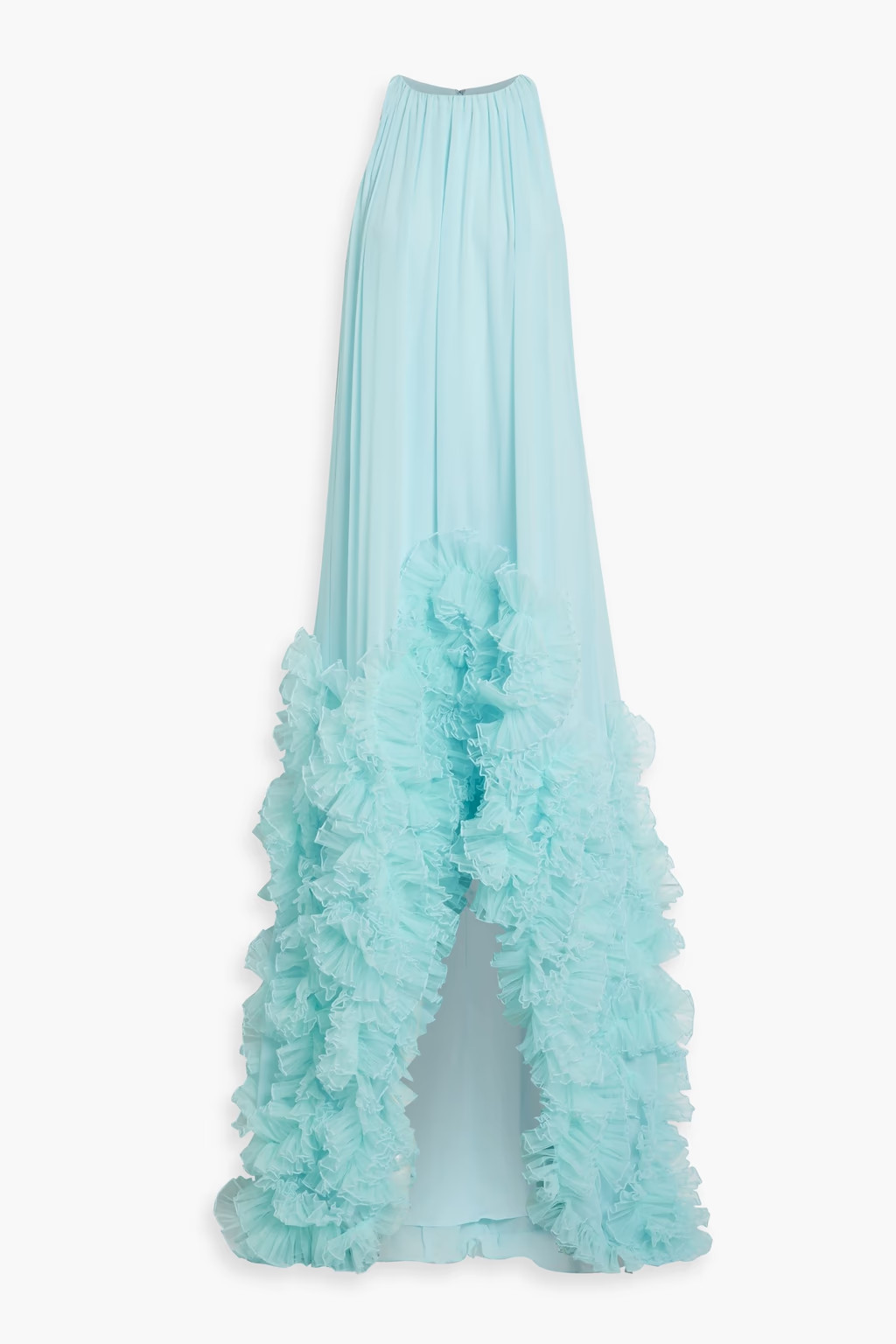 Ruffled chiffon gown | The Outnet (US and CA)