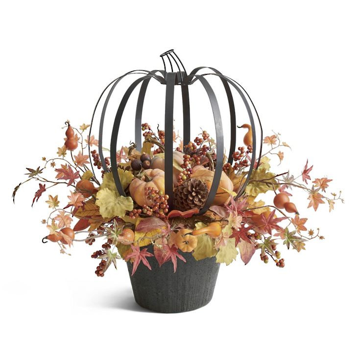 Harvest Pumpkin Urn Filler | Grandin Road