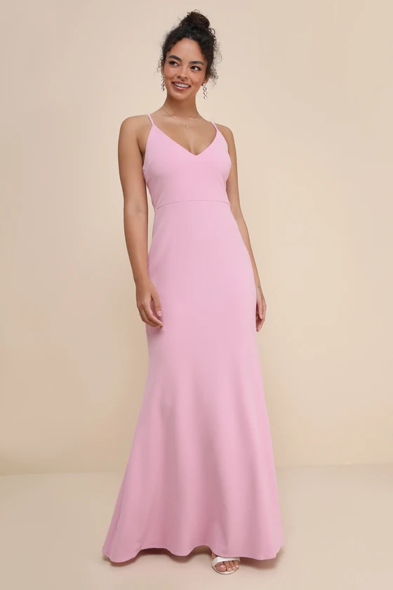 Infinite Glory Pink Maxi Dress | Lulus
