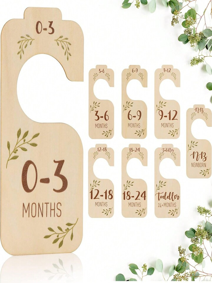 7pcs/pack Baby Monthly Milestone Wooden Cards, Newborn Photography Props200+ sold recentlyGBP£3.... | SHEIN