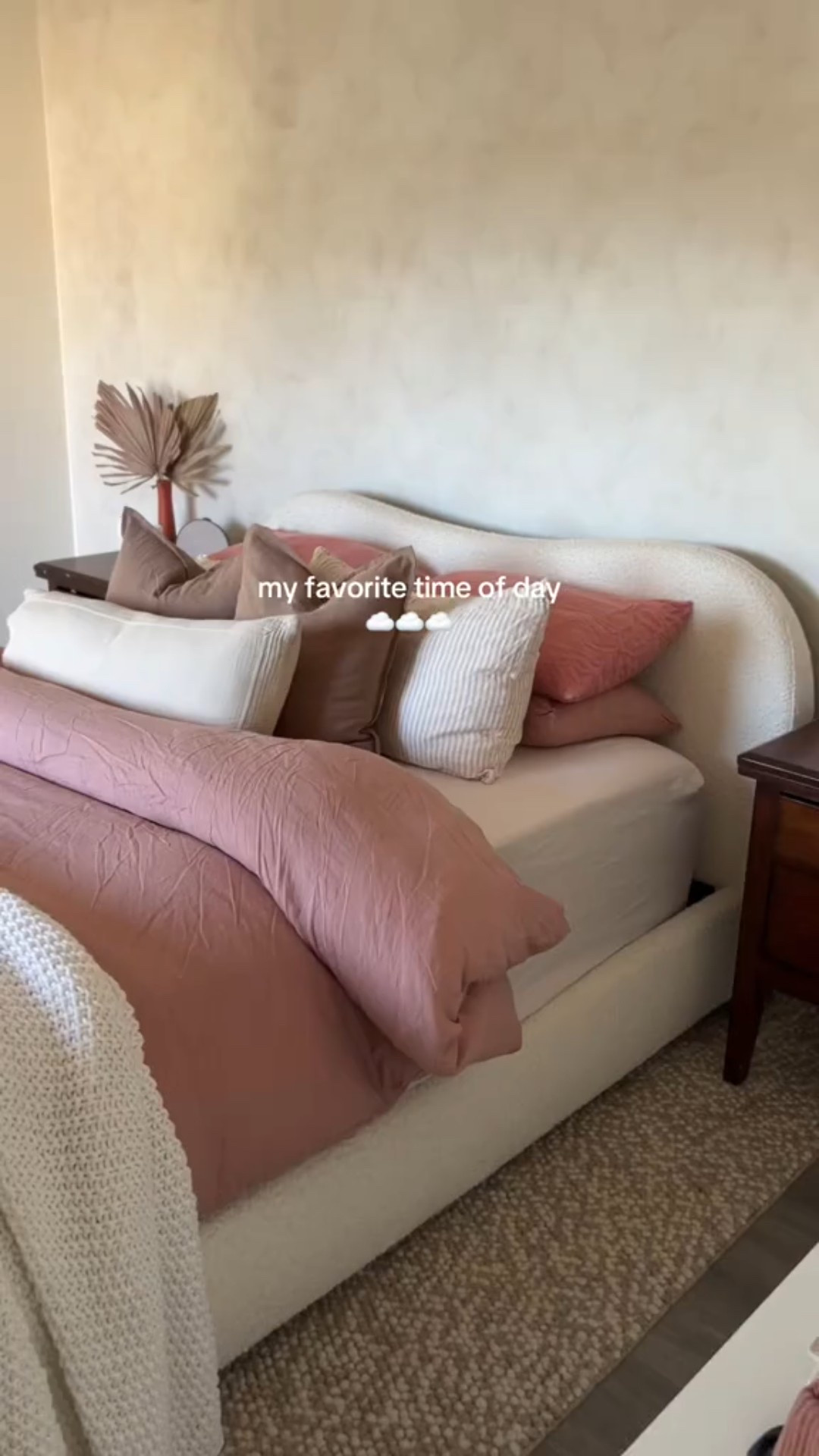 My favorite time of day ☁️🛌

All the cozy vibes in my primary bedroom. Linking my linen bedding which is perfect for hot summer nights - the breathable soft linen sheets are super cooling

Be sure to use the fluffy duvet hack - use an insert one size larger than the cover. I have a queen bed with a queen size duvet cover from quince and a king size duvet insert. This 100% organic down duvet insert is the fluffiest duvet insert on Amazon. Save this for later - it will definitely be on sale for prime day 2025

Organic modern bedroom, organic modern decor, organic modern home, pink bedding, summer bedding refresh, best cooling sheets, best cooling bedding for summer, quince linen bedding

#LTKStyleTip #LTKHome #LTKSeasonal