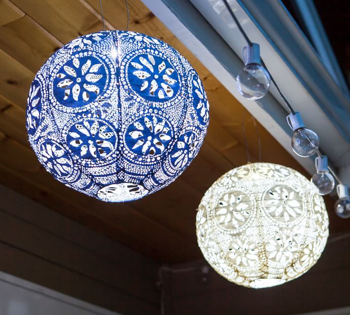 Boho Globe Solar Lantern | Pottery Barn (US)