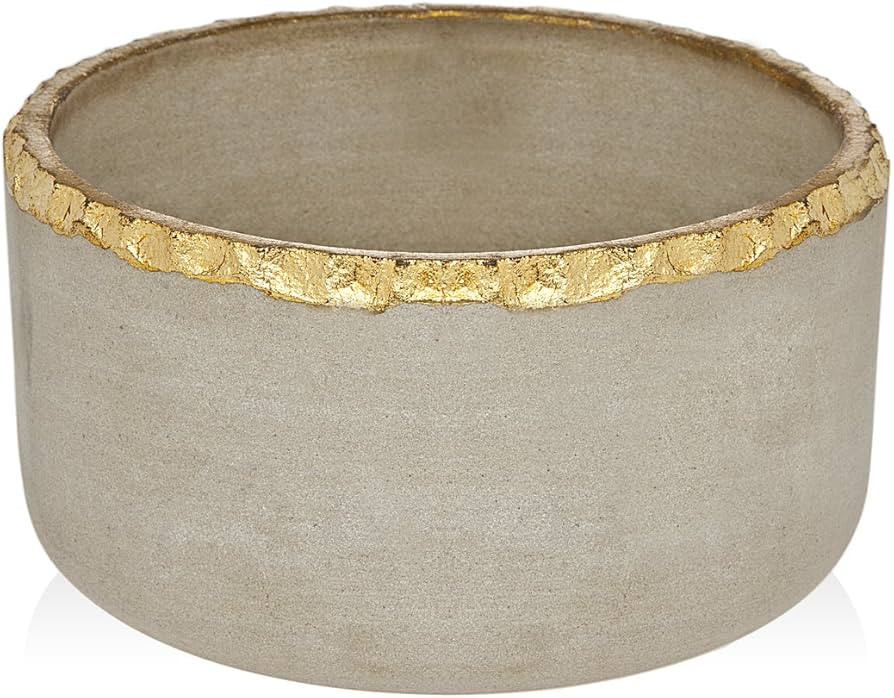 Godinger Silver Art Stone Salad Bowl Gold Edge | Amazon (US)