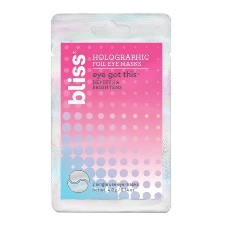 Bliss Eye Got This™ Hyaluronic Acid Depuffing Eye Mask 1 Ct | Walmart (US)