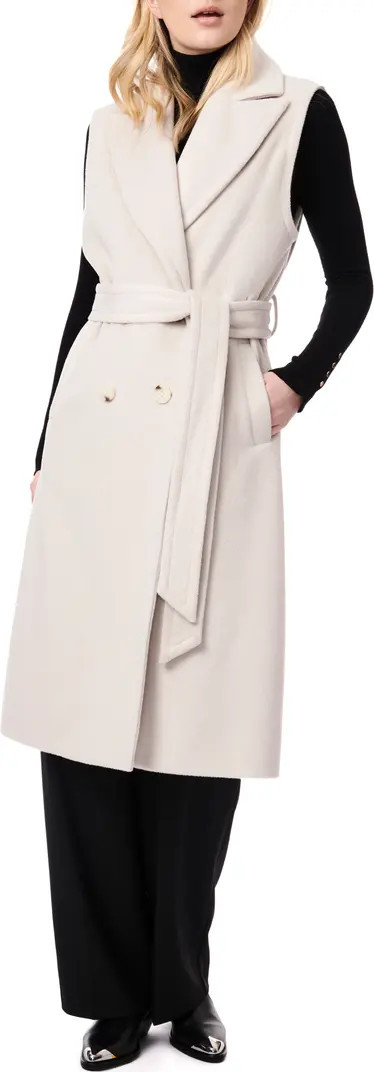 Double Breasted Longline Vest | Nordstrom