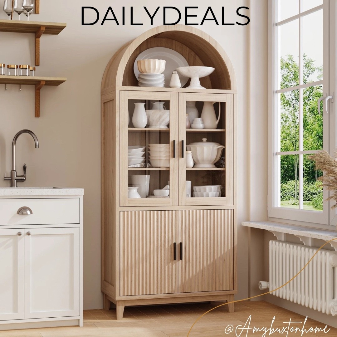 71" Tall Arch Cabinet, Wood Fluted Kitchen Kitchen Storage Cabinet with 4 Doors and 6 Shelves for Dining Room Living Room
On sale $148.xx💥was 230! 🏃‍♀️

#sale
#walmartfinds
#amybuxtonhome

#LTKFamily #LTKHome #LTKSaleAlert