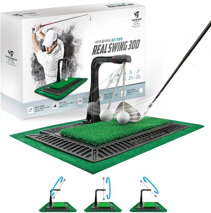 WINNER SPIRIT Real Swing 300 Golf Swing & Hitting Trainer, True Impact, Checking Path After Swing... | Amazon (US)