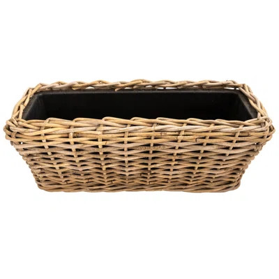 Rectangular Planter With Plastic Insert | Wayfair North America