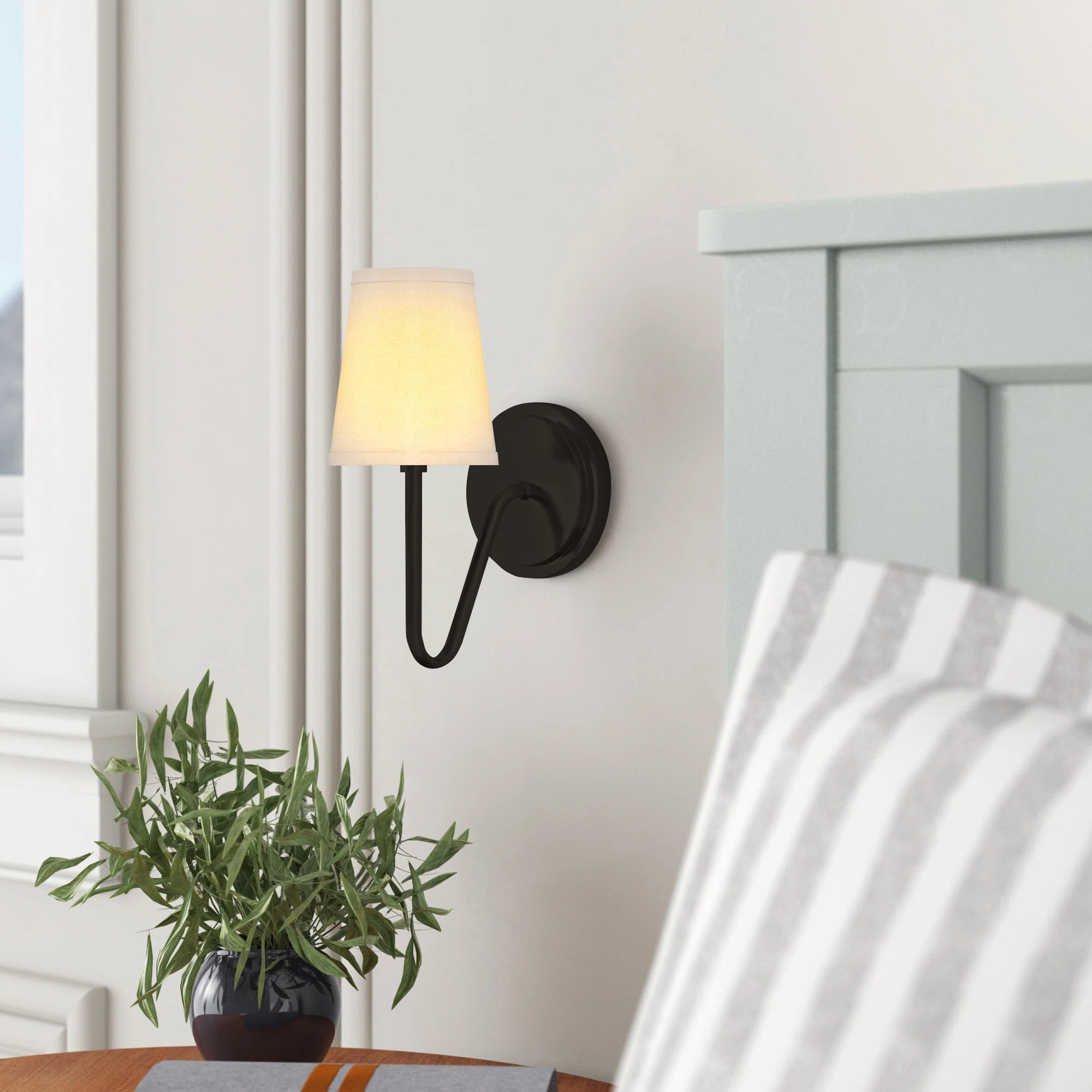 Birch Lane™ Ponta 1-Light Dimmable Metal Armed Sconce & Reviews - Wayfair Canada | Wayfair North America