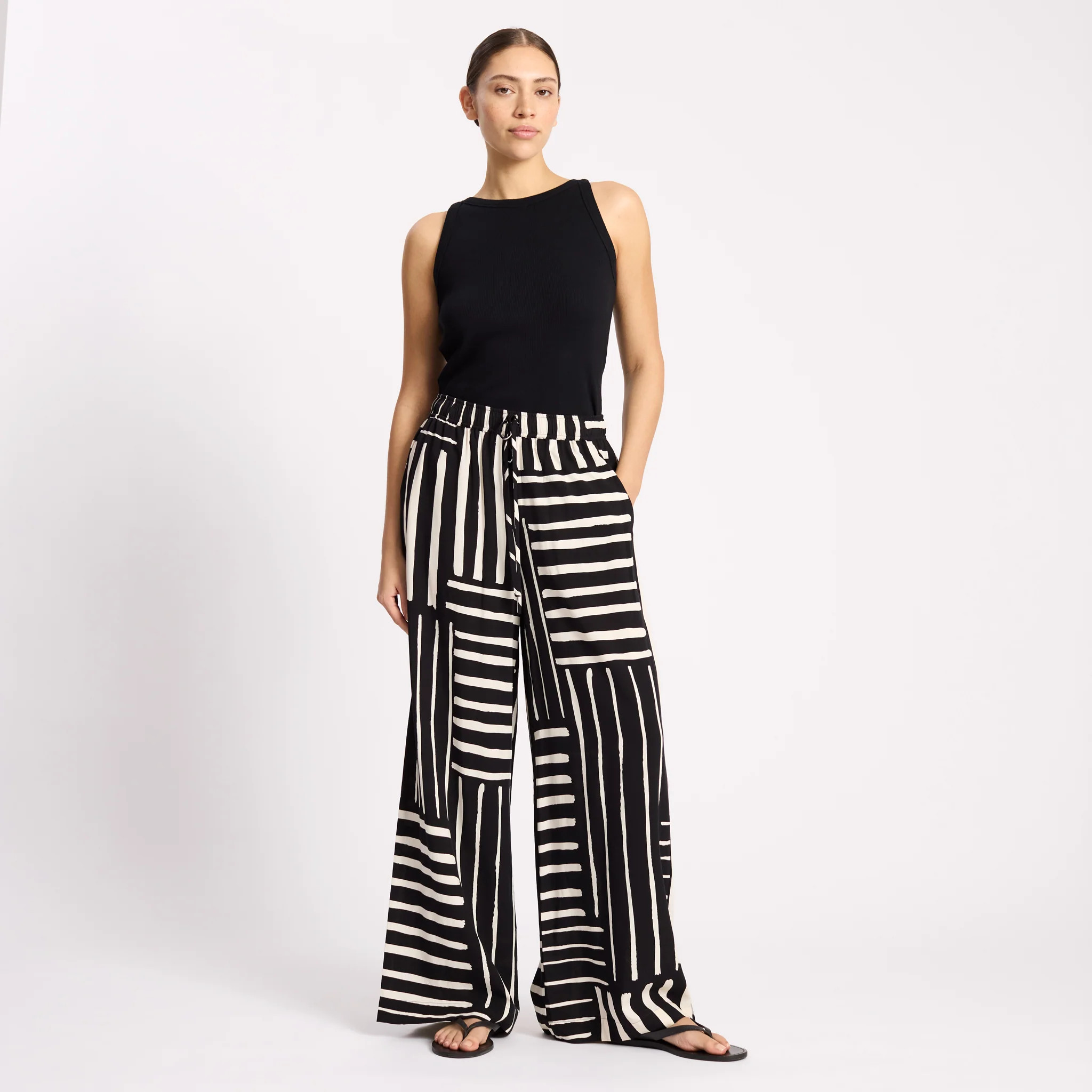 Patchwork Stripe Trouser | Albaray