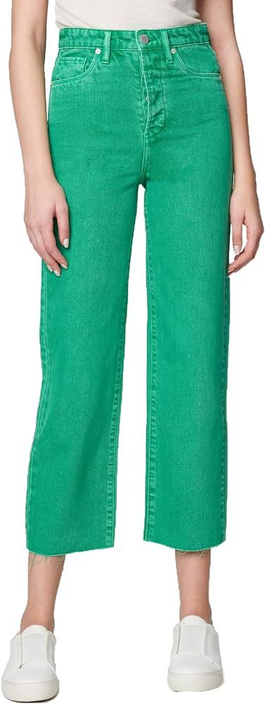 [BLANKNYC] Womens Straight Leg Five Pocket Green Colored Jeans, Stylish Pants & Designer Clothing... | Amazon (US)