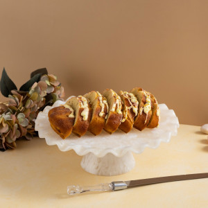 Large Cake Stand - 11.25" - Matte White | Christmas Central