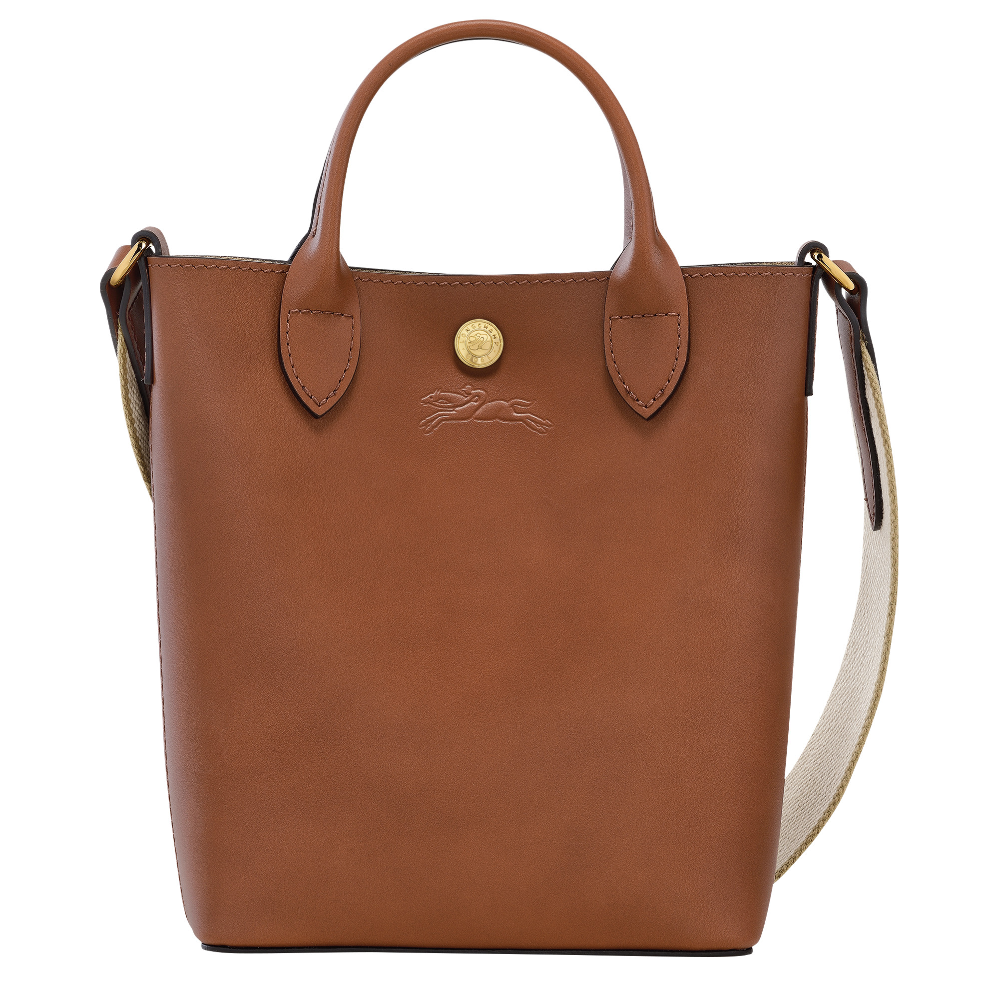 Épure XS Tote bag Cognac - Leather | Longchamp US | Longchamp
