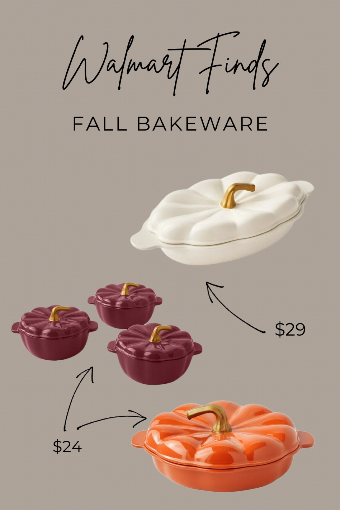The cutest Fall bakeware from Walmart! If you’re doing any type of entertaining over the Fall season, you need these!

Fall bakeware | fall entertainment | hostess with the mostest | Walmart find | Walmart finds | Walmart kitchen finds | walmart | kitchenware | cast iron cookwaree

#LTKSeasonal #LTKFindsUnder50 #LTKHome