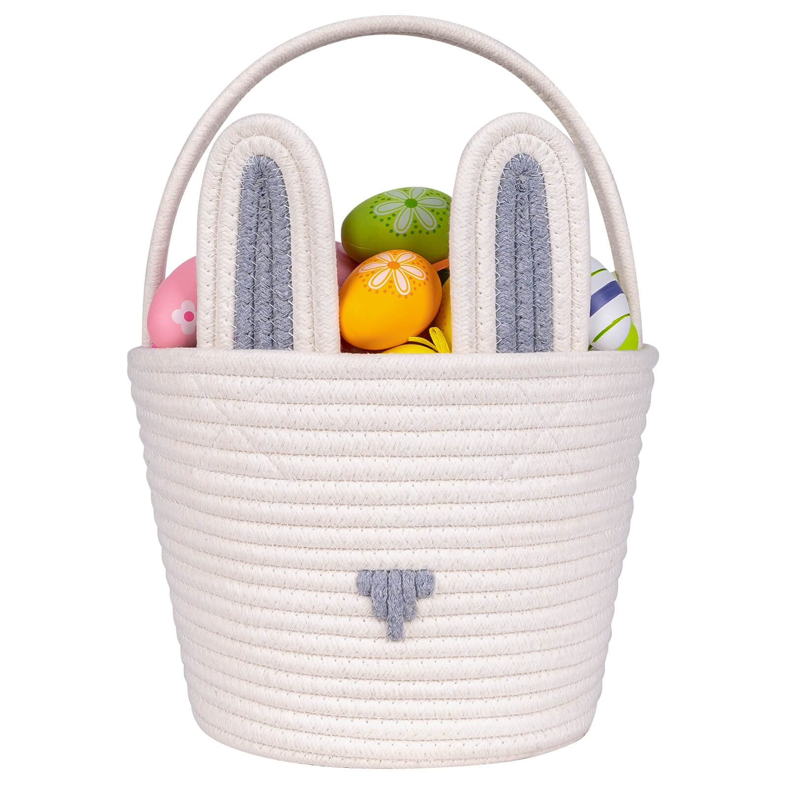CubesLand Easter Baskets Easter Egg Hunt Baskets for Kids, Cute Bunny Gift Basket for Baby Easter... | Amazon (US)
